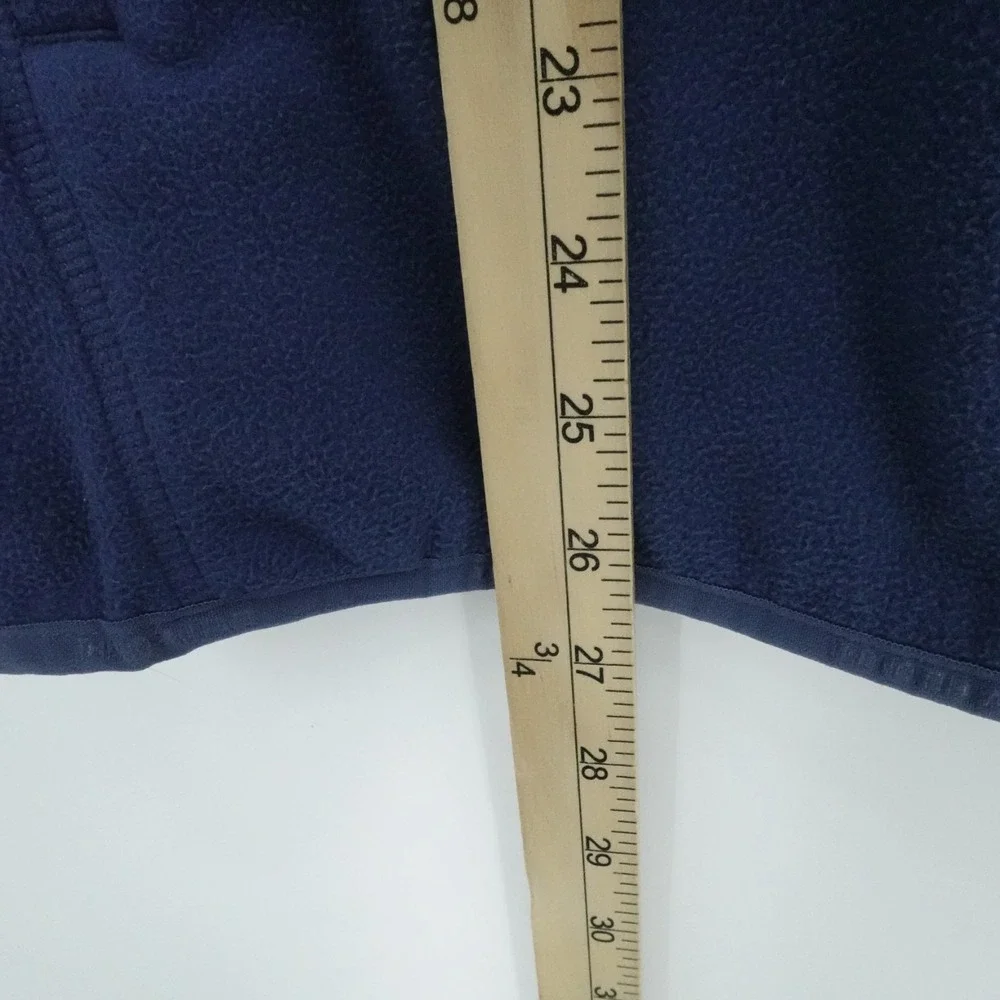 The North Face Jacket Mens Medium‎ Blue Black Glacier Heavyweight 1/2 Zip Fleece